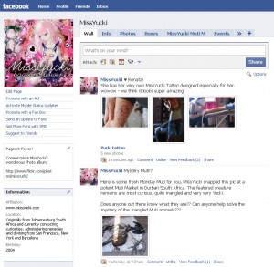 MissYucki on facebook MissYucki on facebook